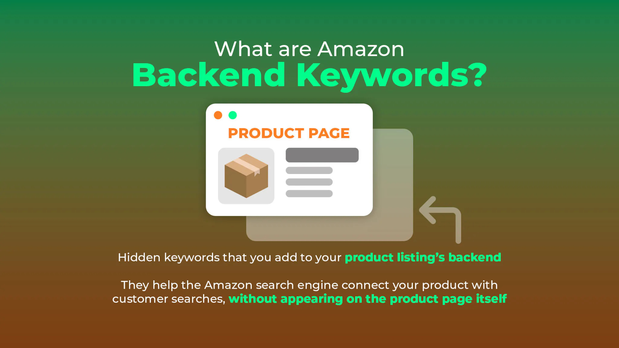 Negligenciando palavras-chave de back-end