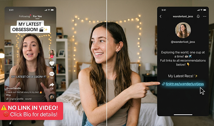 Links de afiliados da Amazon no TikTok