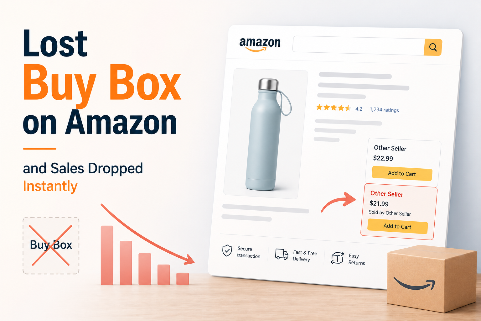 Lost Buy Box on Amazon and Sales Dropped Instantly
